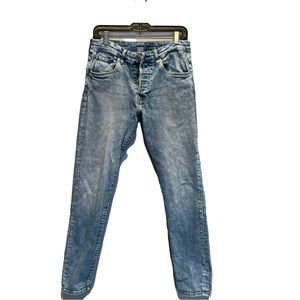 H&M Denim button fly skinny jeans